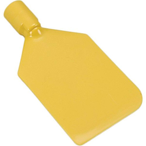 Vikan 70136 Yellow Polypropylene Flexible Paddle Scraper, 6" L x 4.5" W Blade