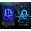 POLENNON Libra Sign of The Zodiac Glass Essential Oil Diffuser