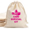 WOW PARTY Bachelorette Party Favor Bags, Wedding Survival Recovery Kit,