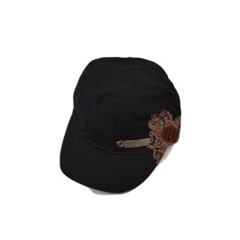 Virtis Grind Mens Unearth Metalcore Band Metal Badge Cadet Hat Cap New