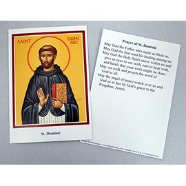 St. Dominic Prayer Card - Set of 100
