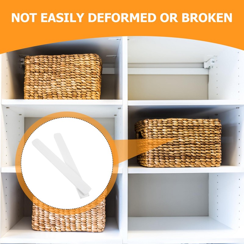 DOITOOL 6 Pcs Slide Rail Accessories Drawer Rails Peel and