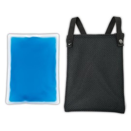 Fine FIN-1051H Backpack de Chilido-kun Cooling Backpack with Ice Pack for Kids, Adults, School Bag Cold Pack Case for Work or School Commutes, Black Color