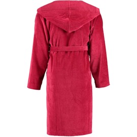 Vossen Bademäntel unisex Kurzmantel mit Kapuze Texas rubin - 3900 XS