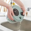 Toffy K-HC8-PA Salad Spinner, Pale Aqua, Drainage Hole, Easy Care,