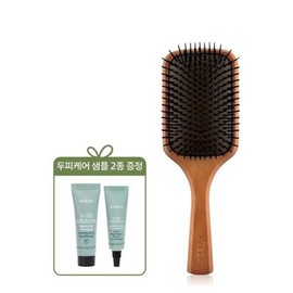Galleria April No. 1 Brush Wooden Paddle Brush (+2 Scalp Care Samples) / 갤러리아 4월No.1 브러쉬 우든 패들 브러쉬 (+두피케어 샘플 2종)