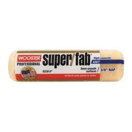 Wooster Brush R239-9 Super/Fab Roller Cover, 3/8-Inch Nap, 9-Inch