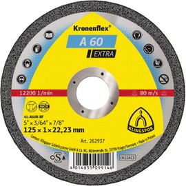 Klingspor A 24 R 13754 Cutting Wheel 100 x 2.5 x 16 mm 125 x 1 x 22,23 mm gerade 1 Stück