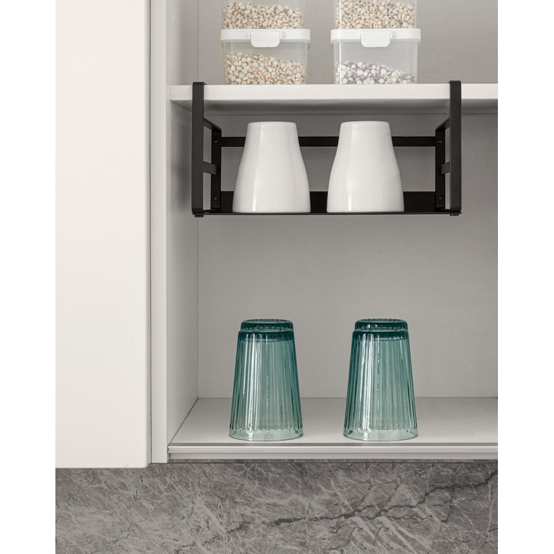 Nxconsu 2Pack Under Shelf Storage Basket Organizer Hanging Holder for