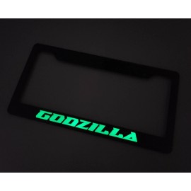 Godzilla GTR (Glowing) Godzilla GTR 100% Carbon Fiber License Plate Frame Premium