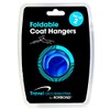 Korbond Foldable Coat Hangers Packing Organiser, 18 cm, Blue