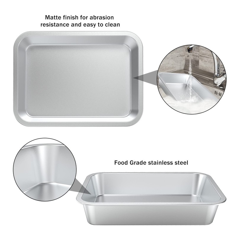 only fire Stainless Steel Baking Pan Roaster Ovens Cookie Sheet