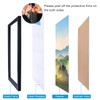 HUKONHEP 7x12 Black Picture Frames, Photos Frame with Plexiglass, Wall