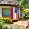 Sunnychicc 2 Pcs Garden Flag Stand with Base Above Ground
