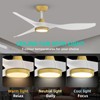 Roomratv Ceiling Fans with Lights,Large Airflow 52inch Modern Ceiling Fan