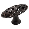Cosmas 5 Pack 1749ORB Oil Rubbed Bronze Cabinet Hardware Birdcage Knob