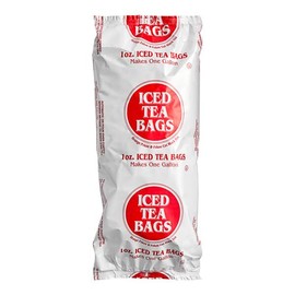 1 Gallon Estate Orange Pekoe Cut Black Iced Tea Filter Bags - 48/Case