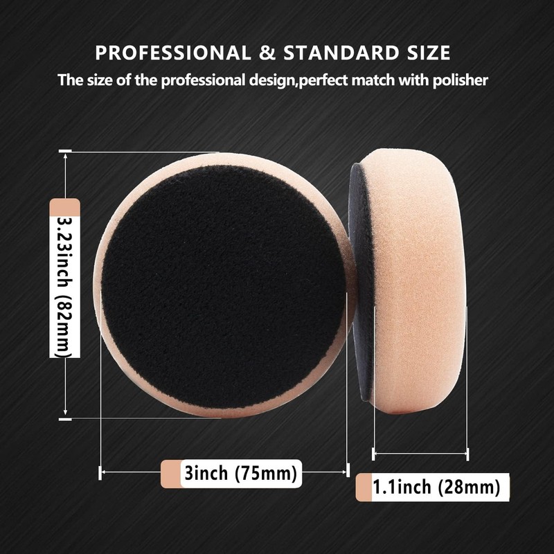 44-Piece Polishing Pad Kit for Drill & Polisher - Foam,