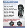 Key Fob Cover Replacement Fits for 2015-2017 Ford Mustang Edge/16-17