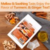 50 Premium Turmeric, Ginger, Cinnamon Blend Tea Bags, 100% Natural
