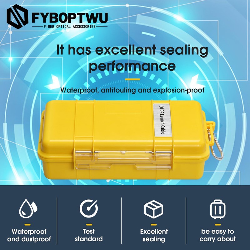 FYBOPTWU - OTDR Launch Cable Box SC/APC-SC/APC Singlemode SM（9/125） Extension