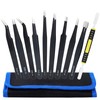 Anti-Static Tweezers ESD Pack of 10 Precision Tweezers Sets with