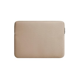 UNIQ Cyprus Neoprene Laptop Sleeve with Water-Resistant Technology (UP to 14”), Nude Brown