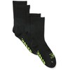 Bonds Men's X-Temp Crew Socks - 2 Pack, Black (2