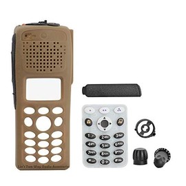 biemotwoway XTS2500/XTS2500i Replacement Housing Case Kit - Heavy-Duty Protective Shell for Model 3/M3 Two-Way Radio (Full Repair Set with Accessories) (Brown)