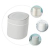 OFFSCH Mini Waste Basket 1pc Desktop Trash Can Wastebasket Stainless