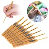 8-Piece Crochet Hooks Set, Ergonomic Crochet Hooks, DIY Yarn Weaving,
