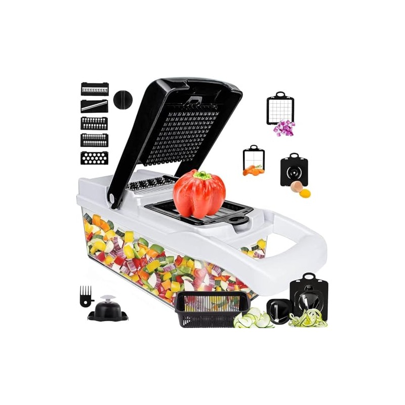 Picadora de Verduras, Jasuvii Cortador de Verduras Mandoline 15 en