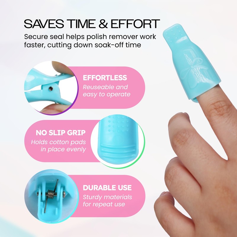 Pana Reusable Keeper Acrylic Nail Art Soak Off UV Gel