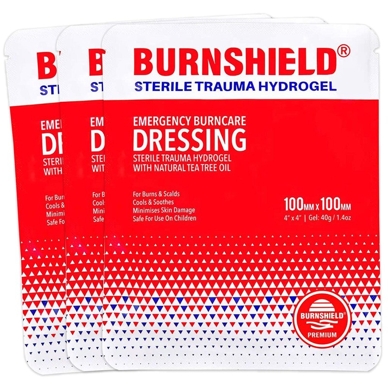 Burnshield 4" X 4" Burn Dressing, Sterile - 3 Count