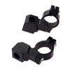 Mtsooning Motorcycle 10mm/ 7/8" Mirror Mount Clamp, 2PCS Handlebar Rearview