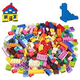 EKIND Juego de ladrillos de construcción educativos clásicos de 8 formas de colores regulares, compatible con todas las principales marcas, cultiva la