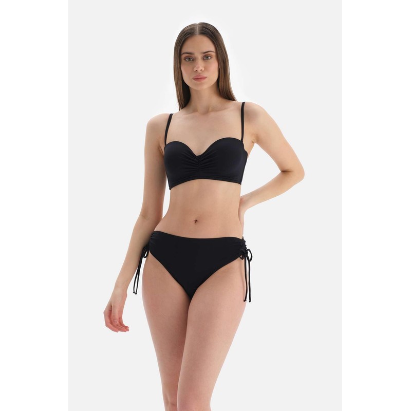 Dagi Women's Basic, Strapless Bikini Top, Black, 8