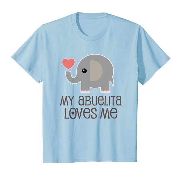 Kids My Abuelita Loves Me Grandchild T-Shirt