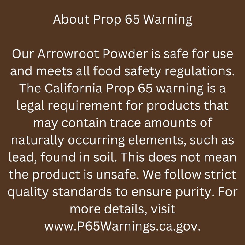 mGanna 100% Natural Arrowroot Powder 454 g / 1 lbs