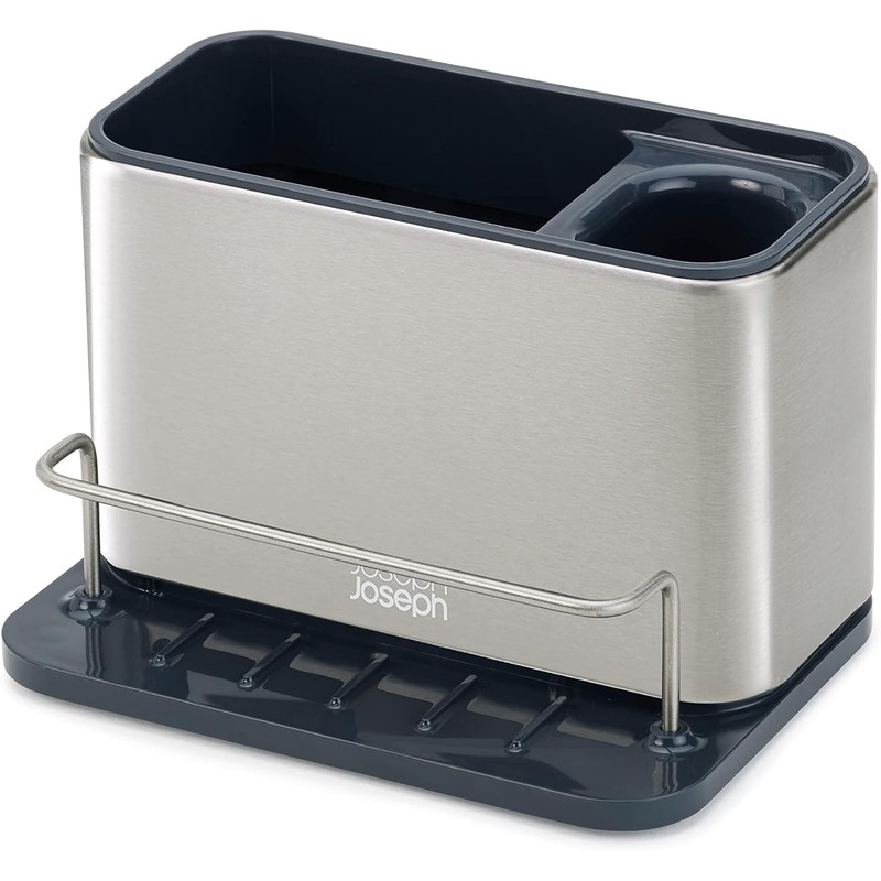 Joseph Joseph Surface Sink Caddy Stainless Steel Sponge Holder Organizer
