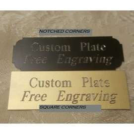 Unbranded/Generic Engraved Plate, Trophy -Taxidermy - 2"x 4" Gold or Black aluminum free engraving