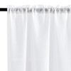 jinchan White Kitchen Curtains Linen Tier Curtains 24 Inch Farmhouse