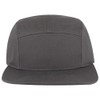 Ashen Fane 5 Panel Superior Cotton Twill Square Flat Visor