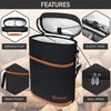 opux 2 Bottle Wine Carrier Tote, Insulated Leakproof Wine Cooler
