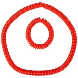 Abilitations "Chew"lery Chewable Necklace and Bracelet, Orange, Set of 2