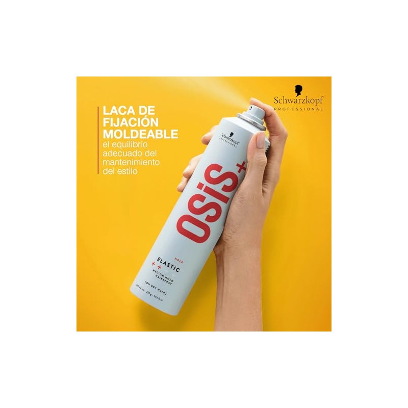 OSIS - Elastic Laca 300 ml, de Fijacin Media, Moldeable,