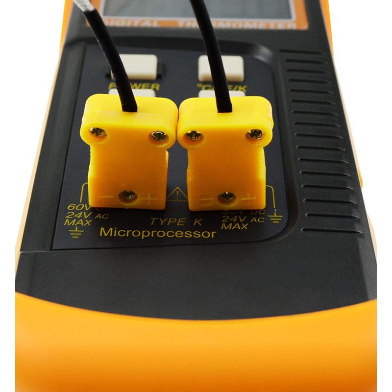 Digital Thermocouple Thermometer Type K (-50~1300°C) Dual Channel 4 Thermocouples
