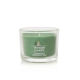 Yankee Candle Minis Jar, Shimmering Christmas Tree, 1.3 OZ (Pack of 4)