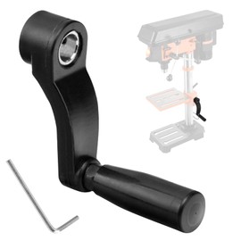10601009A1 514007742 Drill Press Crank Handle Compatible with Sears Craftsman and Most 9/16" (14mm) Machine Shaft Handle 360° Free Rotation (6" swing diameter)