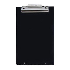 Cruiser Mate Aluminum Storage Clipboard, 1 1/2" Clip, 8 1/2 x 12 Sheets, Black